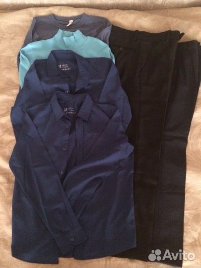 Рубашки брюки пакетом 146 р