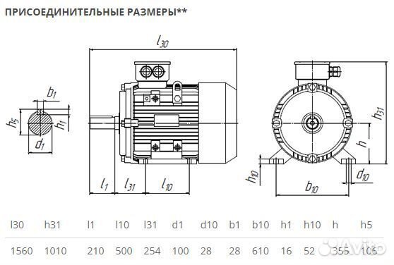 Электродвигатель аир 355S8 (132кВт-750об) новый