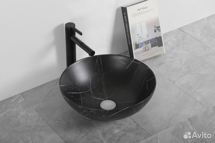 Раковина Ceruttispa CR3301MMB1 D40 накладная, мра