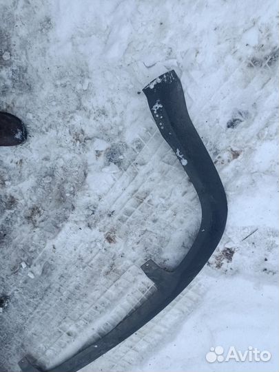 Юбка заднего бампера Ford Focus 2 седан