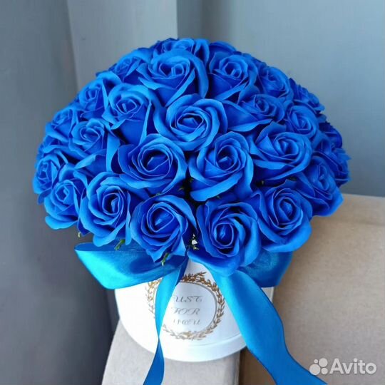 Букет из мыльных роз к 8 марта в наличии и под зак