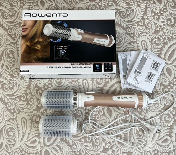 Вращающаяся фен щетка для волос Rowenta