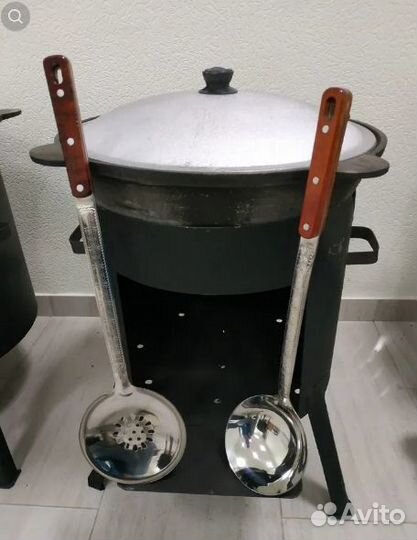 Казан 12л с печью