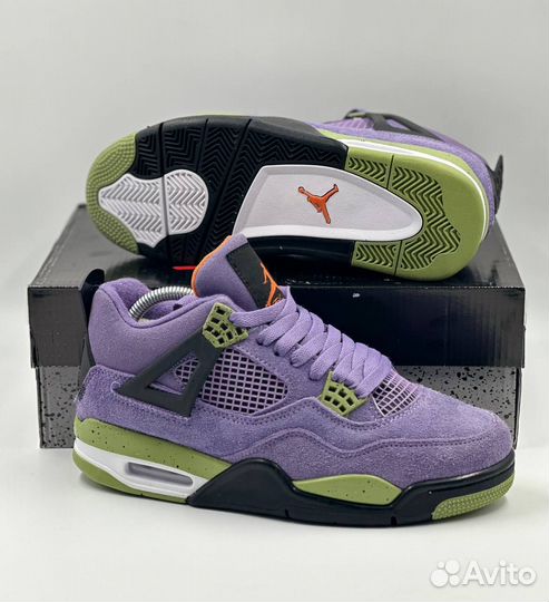 Кеды Nike Air Jordan 4 Retro зимние (с мехом)