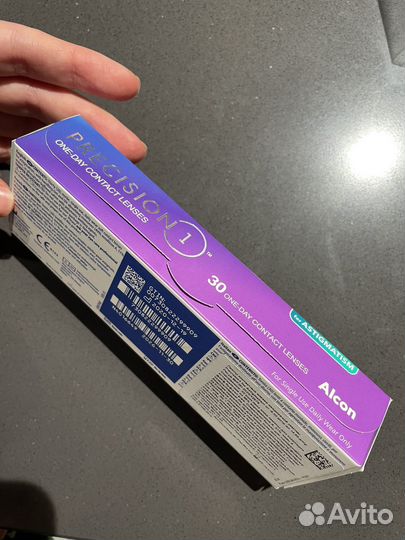 Линзы контактные Alcon precision1 астигматизм