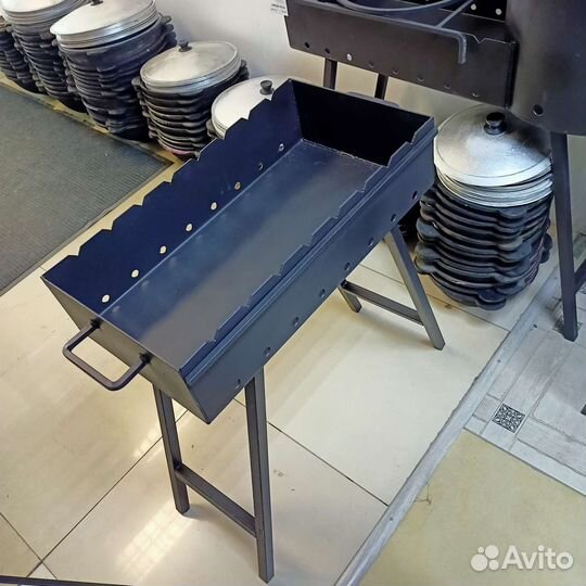 Мангал 610*320 3мм съёмные ножки