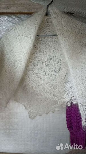 Пуховый платок шаль