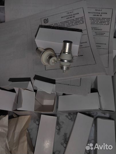 Генераторные лампы ги25 и ги41-1