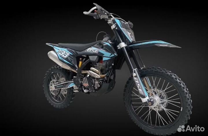 Эндуро / кроссовый мотоцикл BSE T8 Neon Blue