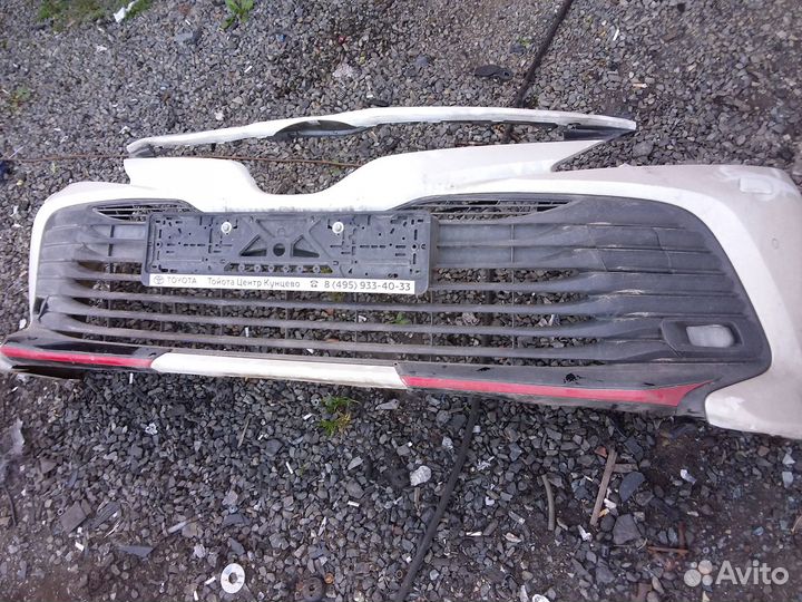 Накладка бампера Toyota Camry 2018- 52712WY010 V70