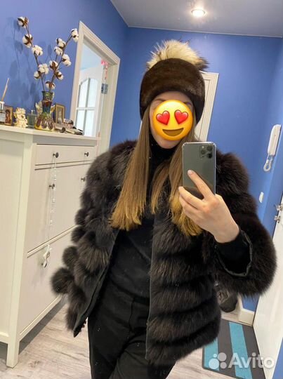Шапка норковая женская новая