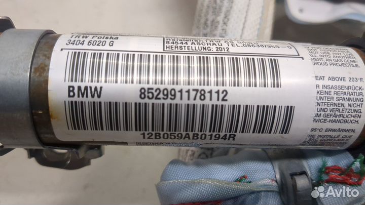 Подушка безопасности боковая BMW X1 (E84), 2012