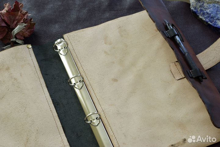 Премиальный кожаный блокнот А4. На заказ