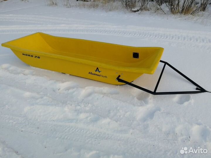 Сани стеклопластиковые для снегохода