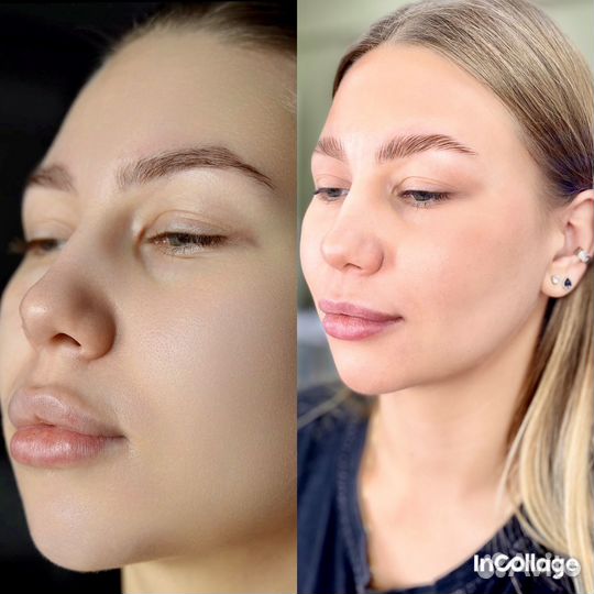 Модель на оформление бровей