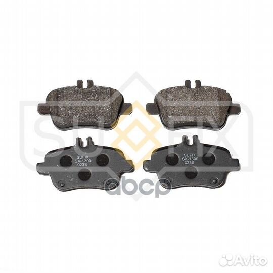 Колодки тормозные дисковые зад прав/лев SX1