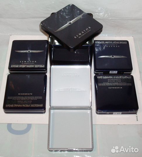 Коробочки Коллекционные Портсигары Металлические