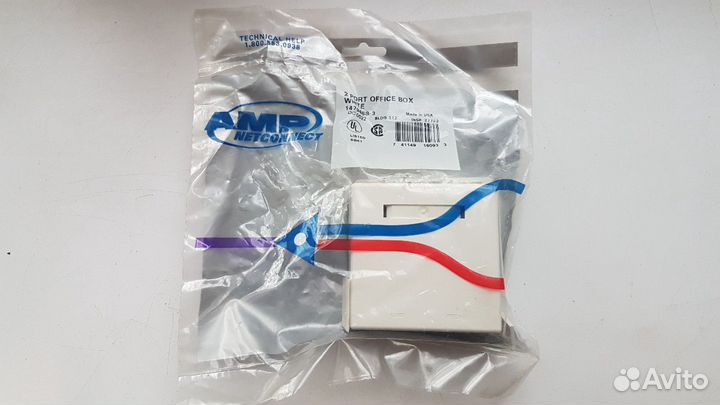 Коробка розеточная AMP 2 Port (новые)