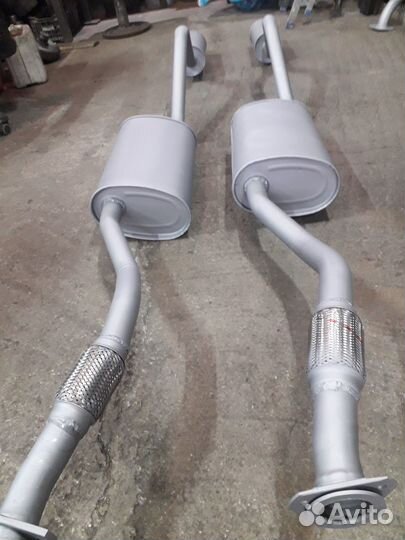 Глушитель УАЗ Патриот с резон. и гофрой 