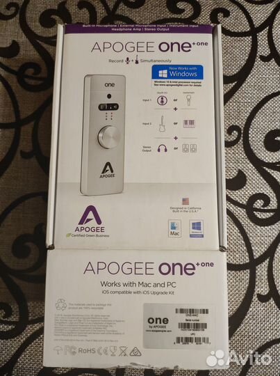 Apogee one звуковой интерфейс