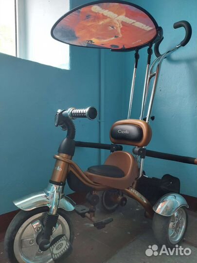 Детский велосипед с ручкой Capella