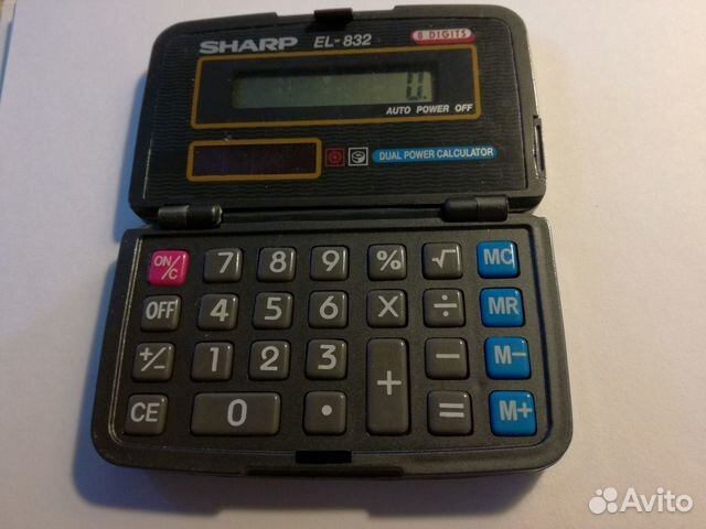 Калькулятор Sharp EL-832