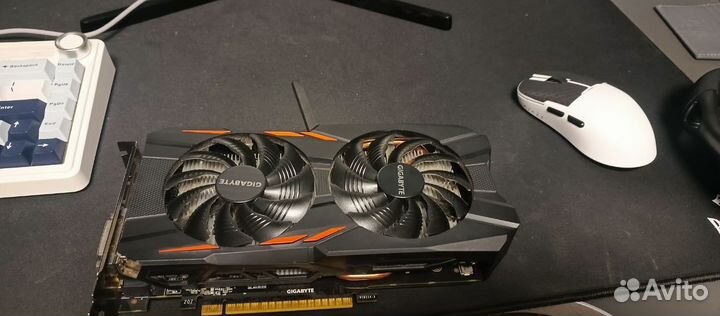 Видеокарта gtx 1050 ti OC 4gb gigabyte