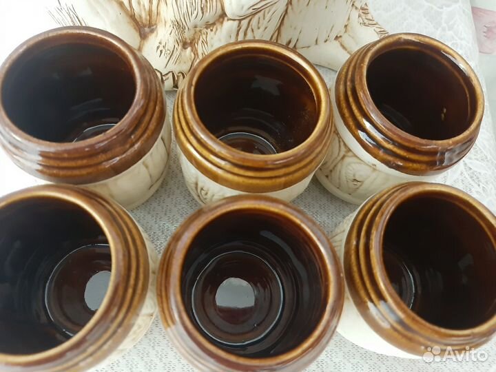 Штоф и 6 стопок новый набор