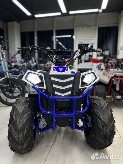 Детский квадроцикл 110 кубов Grizlik A110 синий