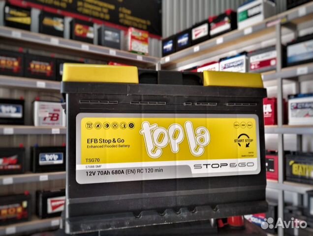 Topla EFB start Stop 70 для Ниссан кашкай
