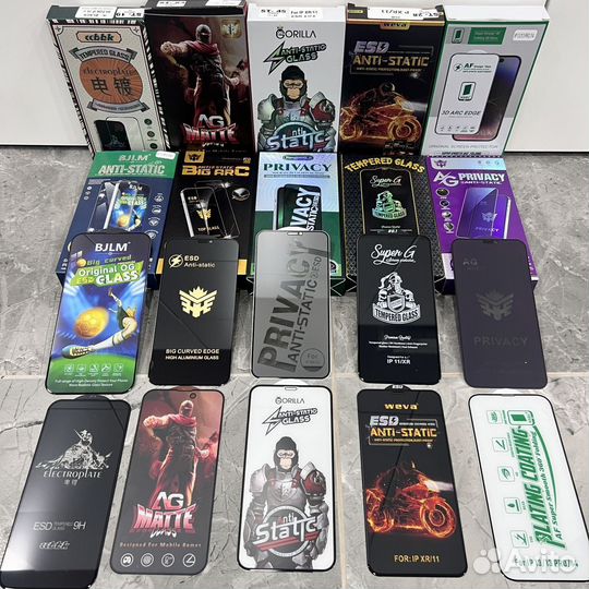 Защитные стекла оптом от эконом до элитного класса