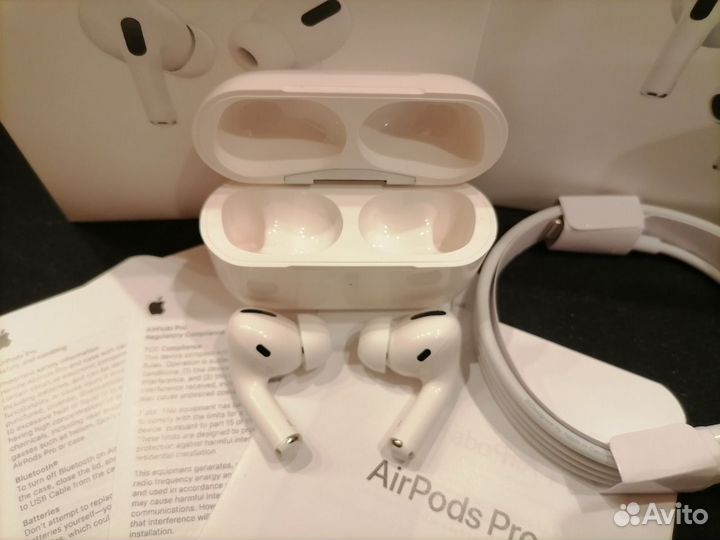 Airpods pro (чехол + гарантия)