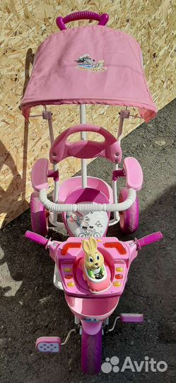 Велосипед детский с ручкой б/у