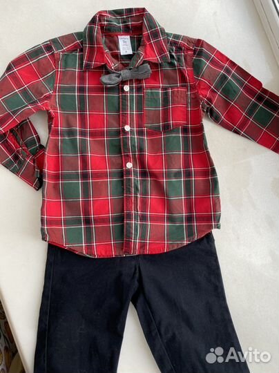 Рубашка, брюки и бабочка/костюм 98 Next