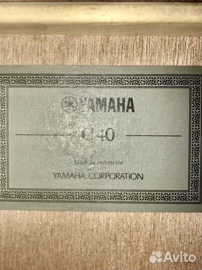 Гитара Yamaha C-40 новая с чехлом