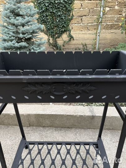 Мангал разборный 3 мм с полкой