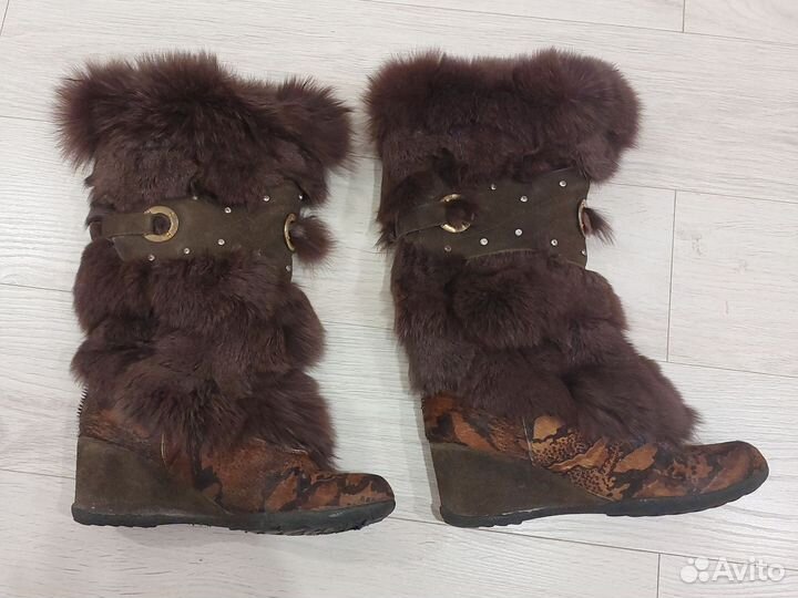 Сапоги угги зимние меховые 39 размер нат мех