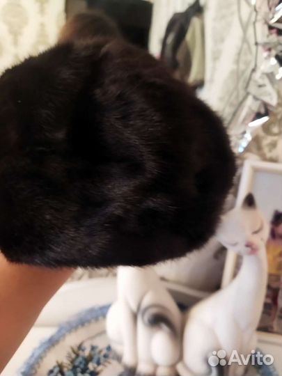 Берет женский норковый