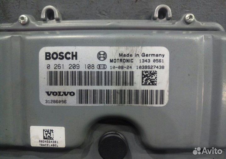 Эбу двигателя Volvo S80 2 Поколение AS