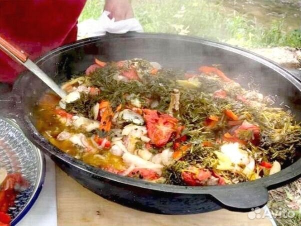 Казан новый + крышка