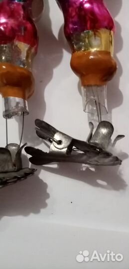 Елочные игрушки из набора Чипполино