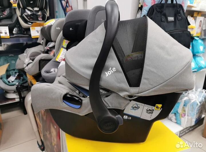 Автолюлька Joie i-Gemm, Gray Flannel, 0-13 кг