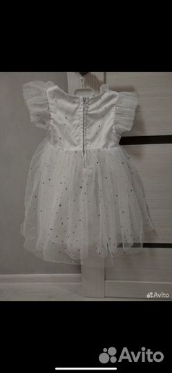 Платье снежинки 98-104
