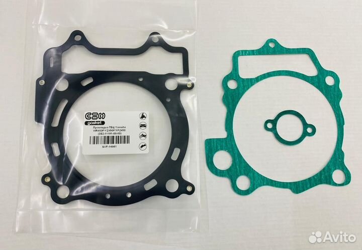 Rомплект прокладок Yamaha WR450F, YZ450F (верхний)