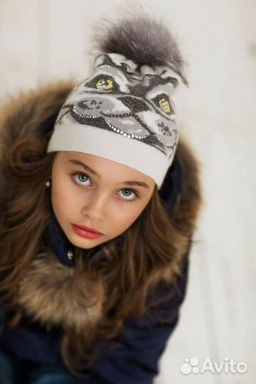 Шапка для девочки, Noble People, M/52-54 см