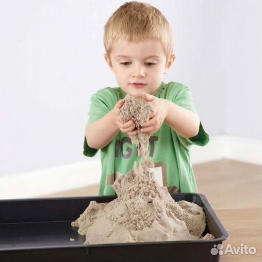 Кинетический песок для песочницы, пластилиновый