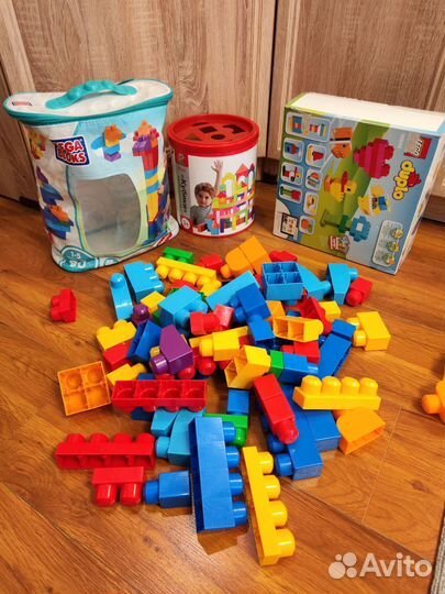 Конструктор lego duplo, mega bloks,кубики