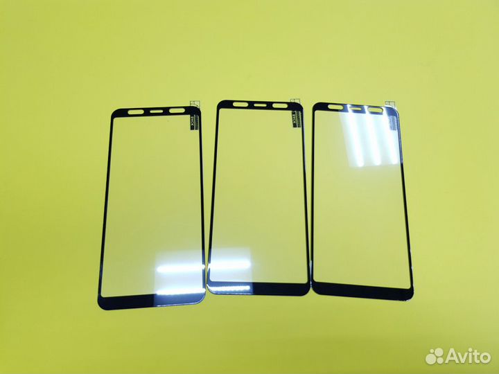 Защитное стекло на samsung Galaxy A6 plus 2018