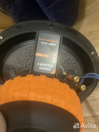 Сабвуфер hertz hx 300d