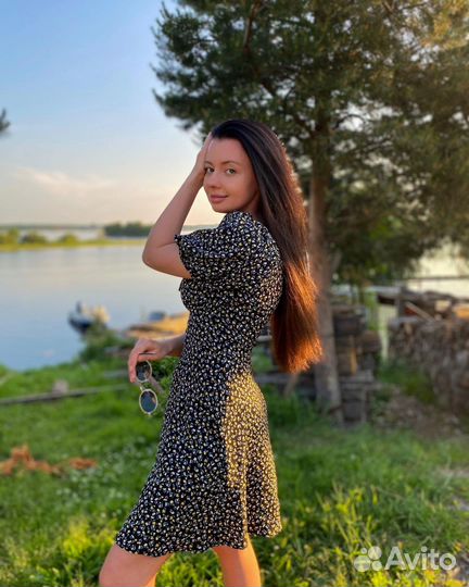 Платье в цветочек